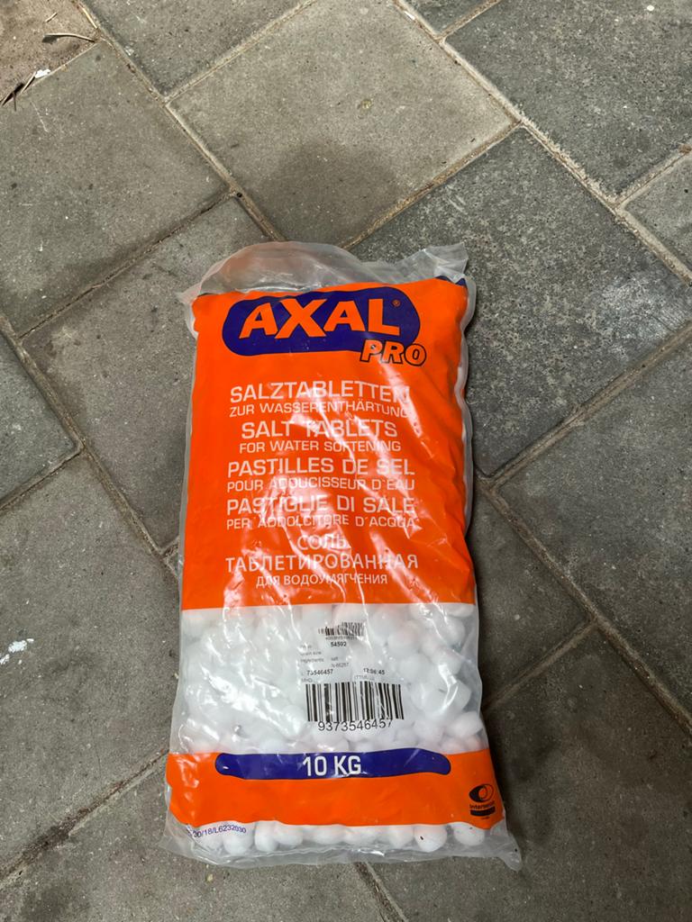 Axal waterontharder zout - 5 zakken à 10 kg, Ophalen, Nieuw, Waterontharder met zout