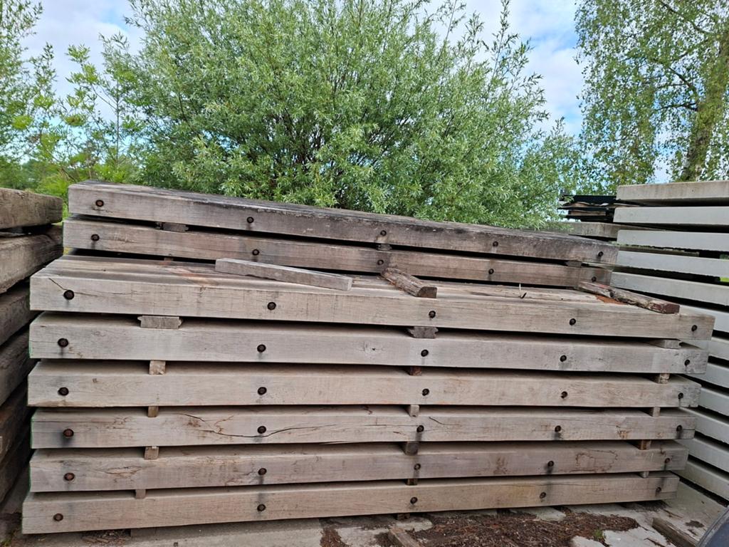 Dragline schotten | kraanmatten | houten schotten, Tuin en Terras, Schuttingen, Nieuw, Hout, Minder dan 1 meter, 3 tot 6 meter