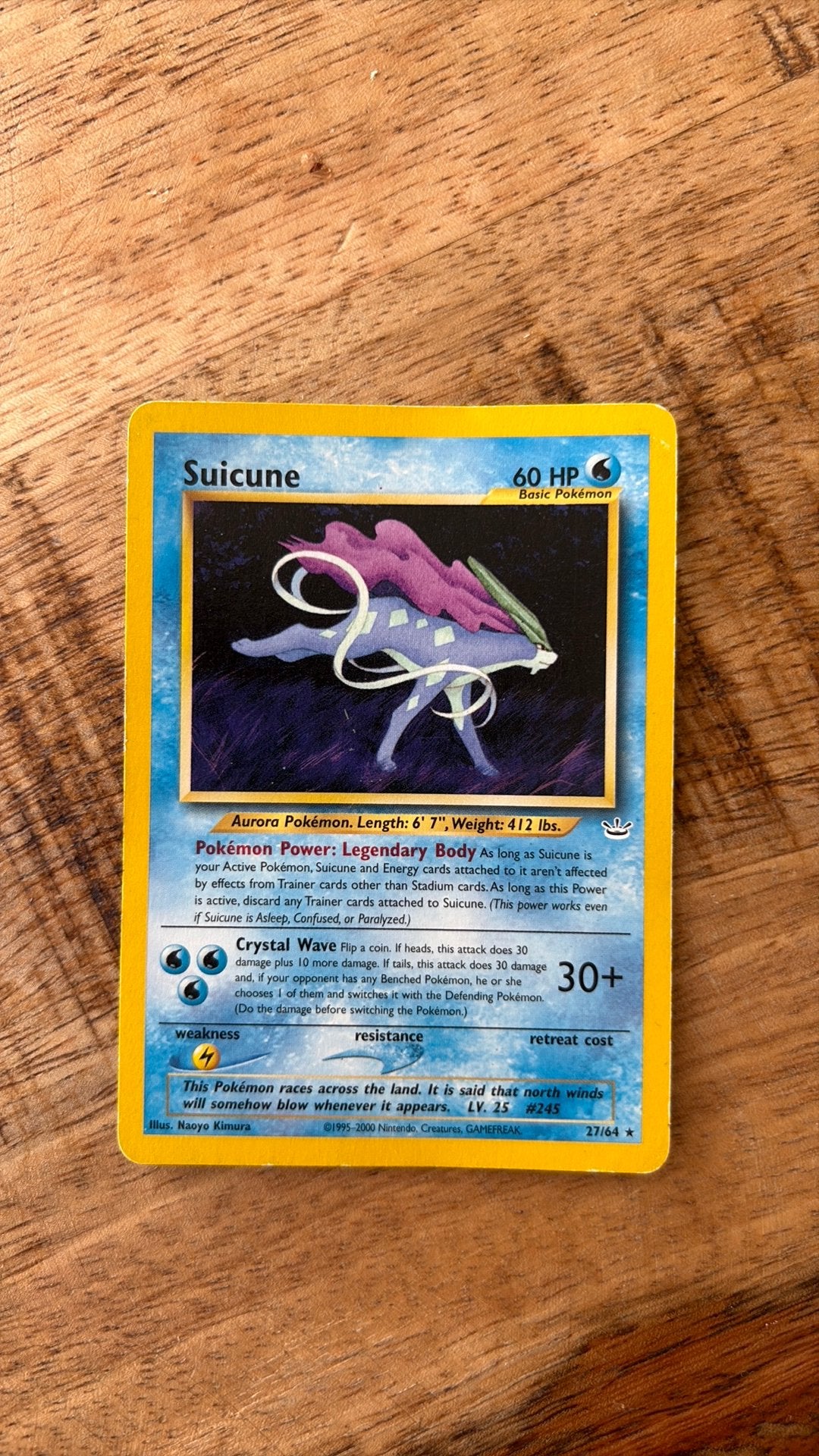 Suicune 27/64, Ophalen of Verzenden, Zo goed als nieuw