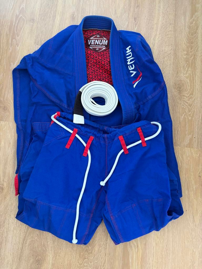Venum BJJ Gi Blauw - Maat A1, Overige, Verzenden, Vechtsportpak, Zo goed als nieuw