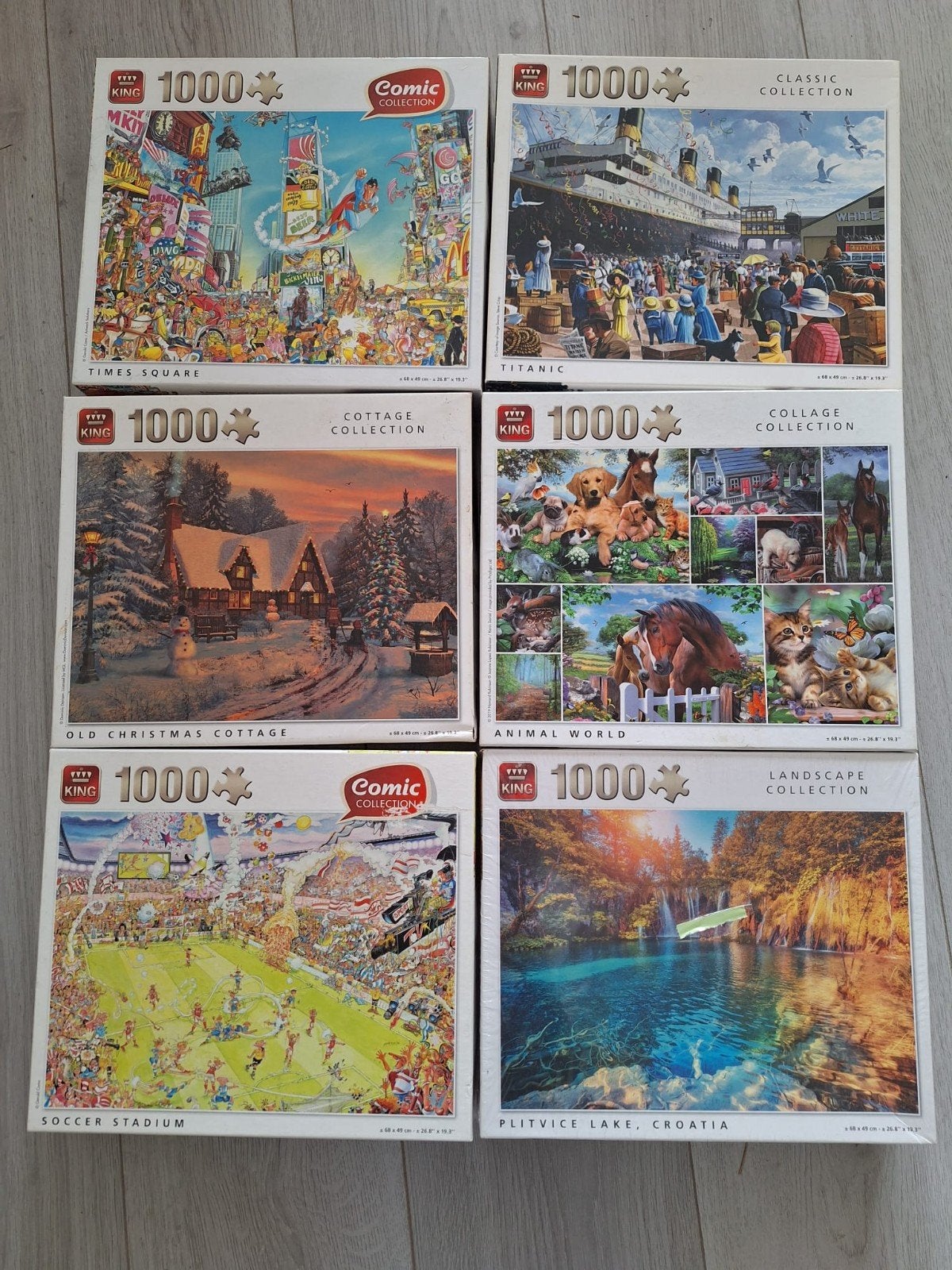 Legpuzzels King goliath jumbo Compleet, Ophalen of Verzenden, 500 t/m 1500 stukjes, Gebruikt, Legpuzzel