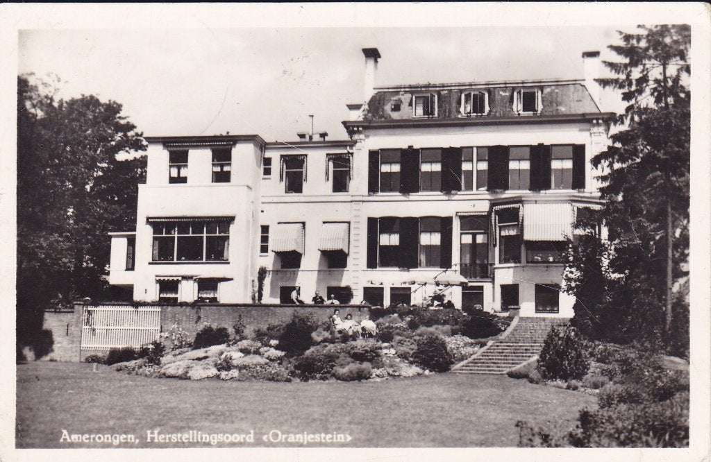 Amerongen. Ansichtkaart, Herstellingsoord Oranjestein, Ophalen of Verzenden, 1960 tot 1980, Gelopen, Utrecht