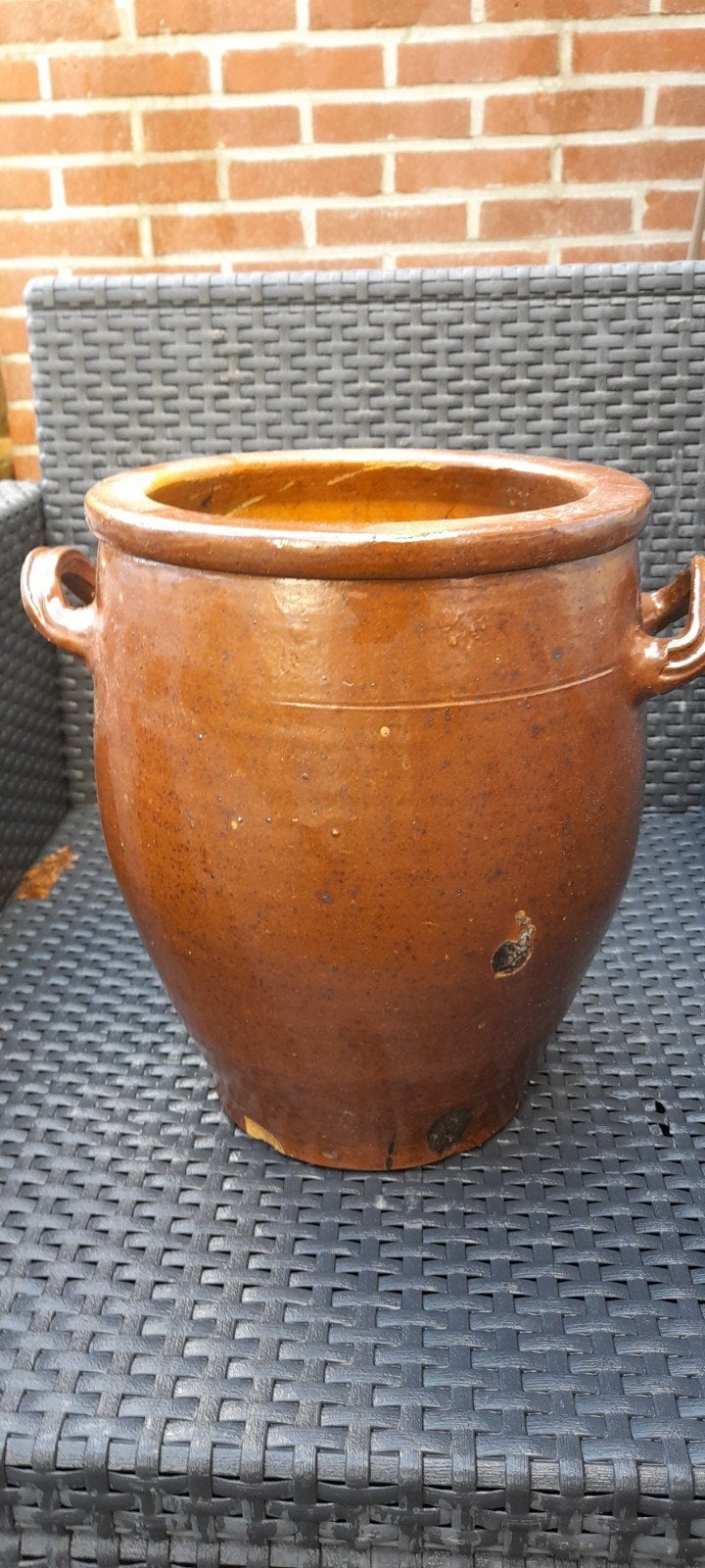 Keulse pot, Ophalen, Rond, Aardewerk, Minder dan 40 cm