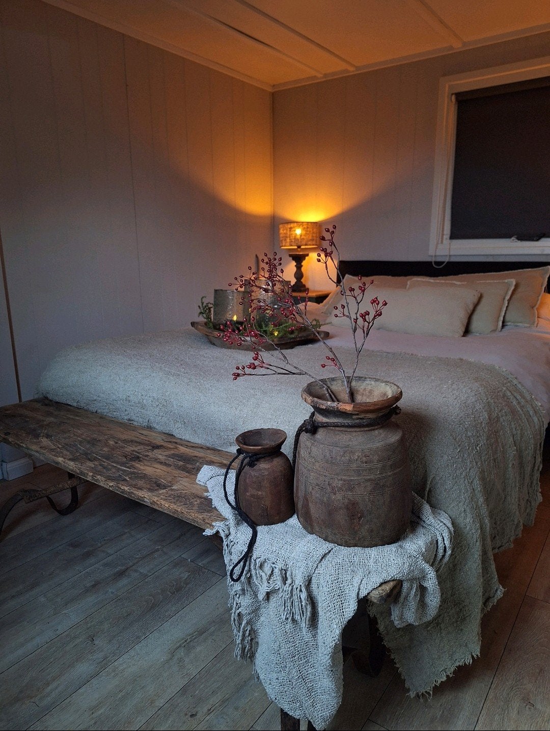 Oude legerbank sidetable bezorgen mogelijk, Ophalen of Verzenden