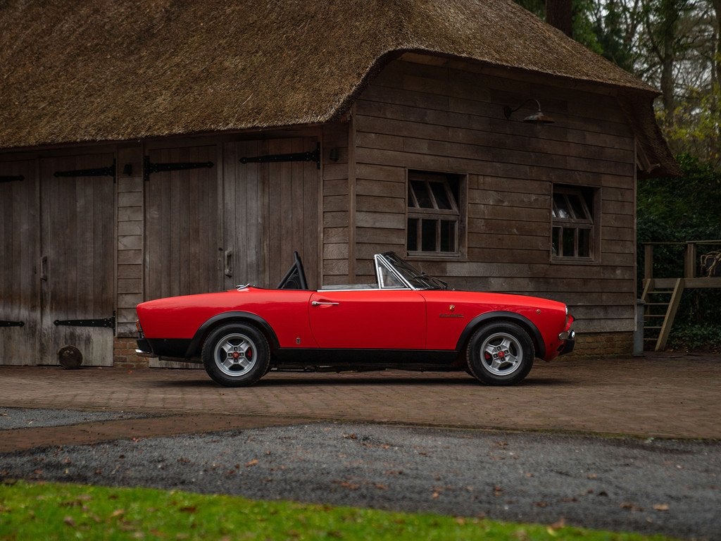 Fiat 124 Spider Abarth Rally | One of 955 | Well maintained, Auto's, Zwart, Cabriolet, Alcantara, Bedrijf