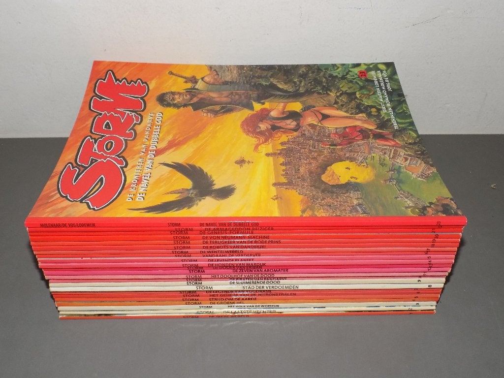 Storm || mooie set 1..23, Eén stripboek, Ophalen of Verzenden, Gelezen