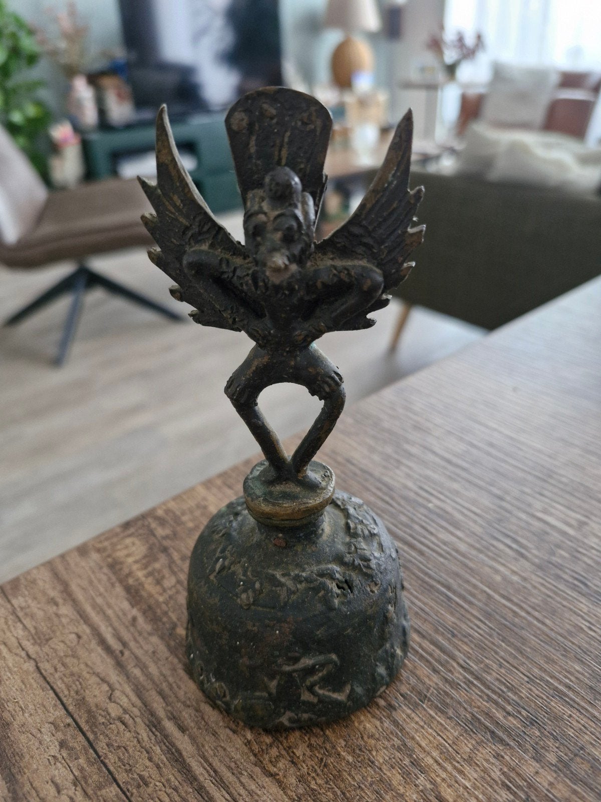 Zuidoost-Azië, Indonesië- Garuda bel, Antiek en Kunst, Ophalen of Verzenden, Brons