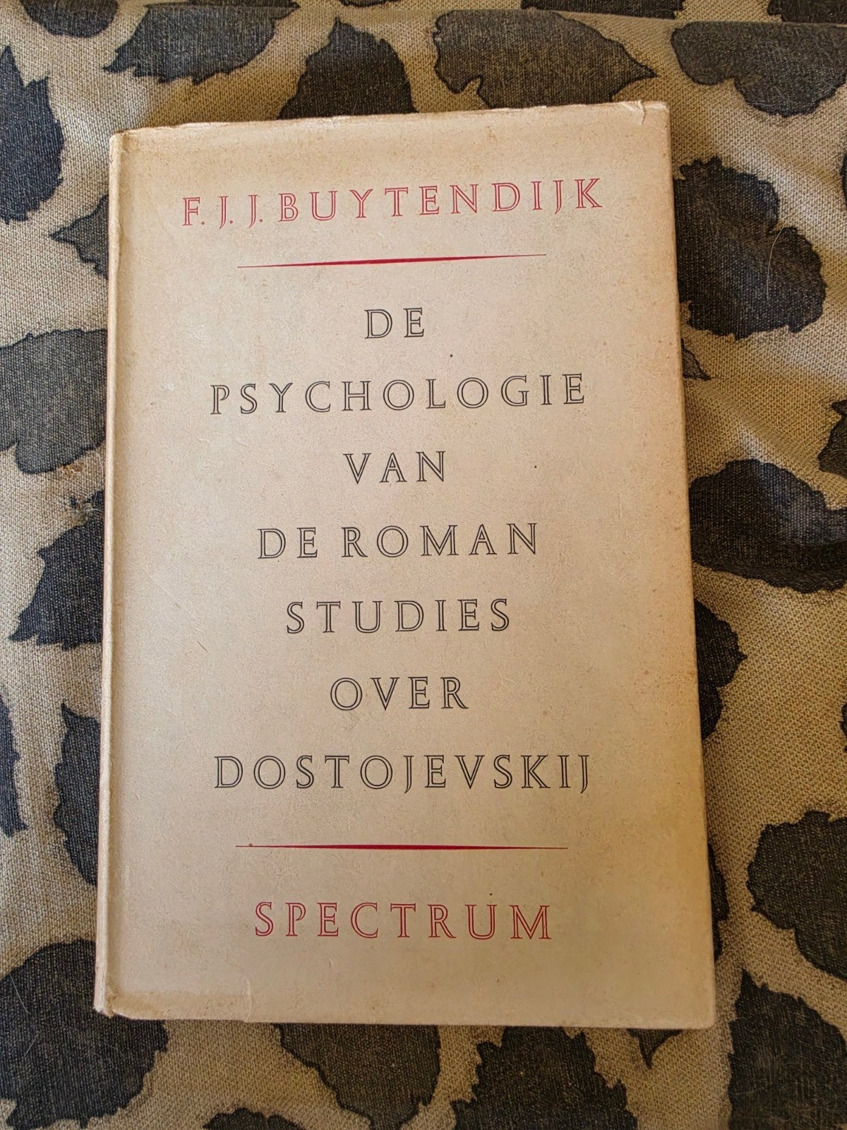 De Psychologie van de Roman - Studies over Dostojevskij, Ophalen of Verzenden, Gelezen, F.J.J. Buytendijk, Nederland