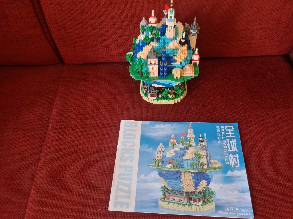Bouwstenen wereldbol lepin, Ophalen of Verzenden, Gebruikt