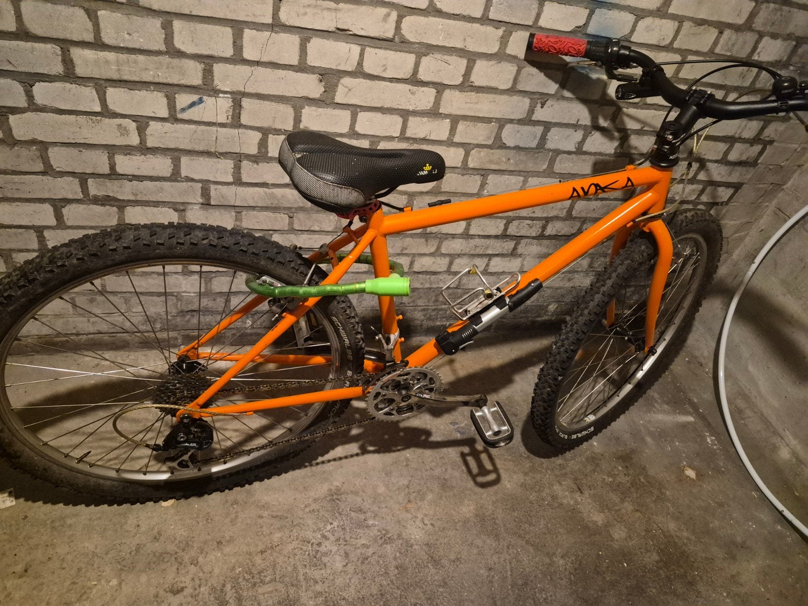 Oranje mountainbike - Avoca, Overige merken, Gebruikt, 26 inch, Velgrem