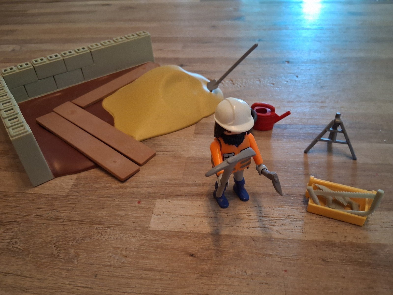 Playmobil Bouwvakker met accessoires (Set 4138), Ophalen of Verzenden, Gebruikt