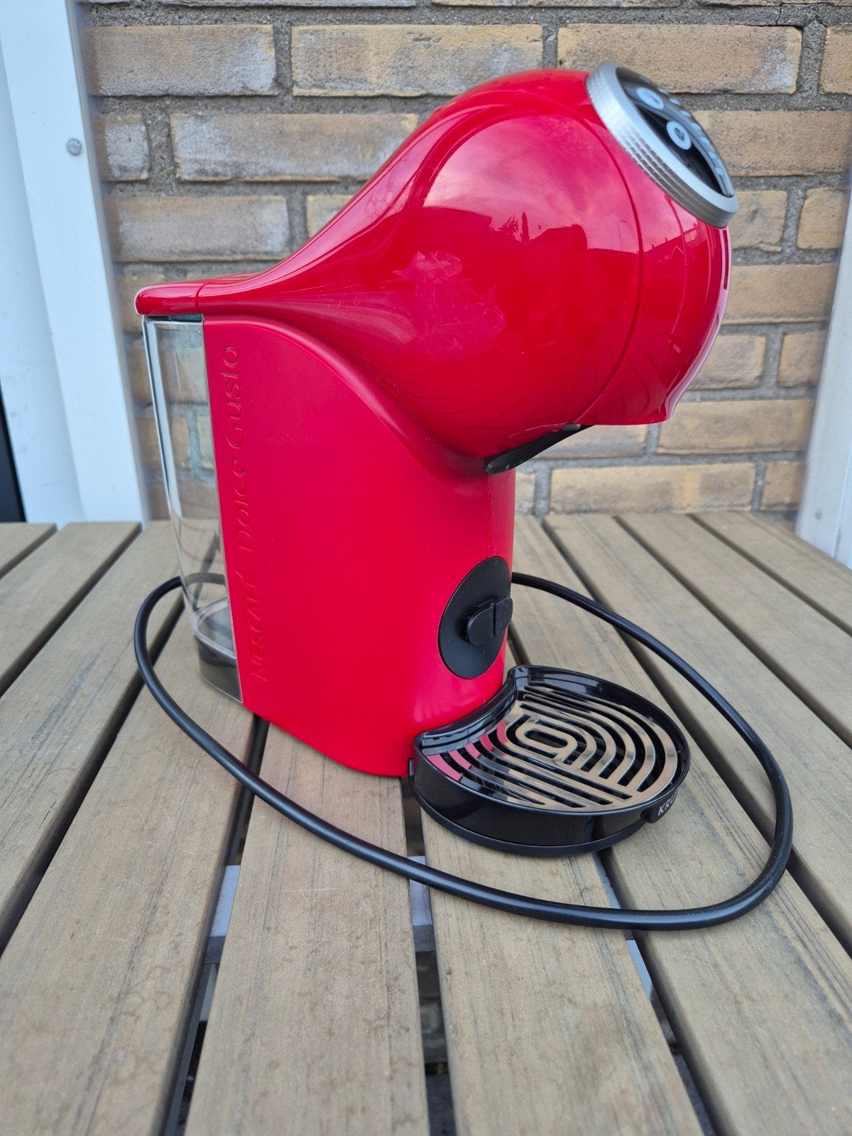 Krups Nescafé Dolce Gusto Genio S Plus KP340510 Rood, Ophalen of Verzenden, 1 kopje, Koffiepads en cups, Afneembaar waterreservoir