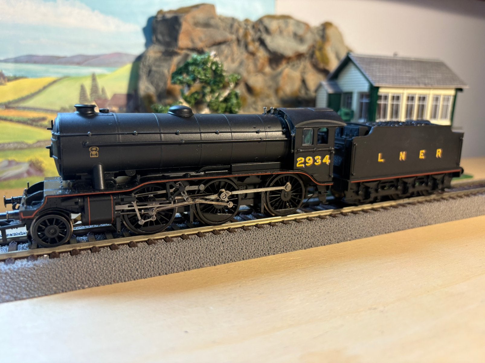 Bachmann LNER Class K3 stoomloc, Zo goed als nieuw, Analoog, Gelijkstroom, Locomotief