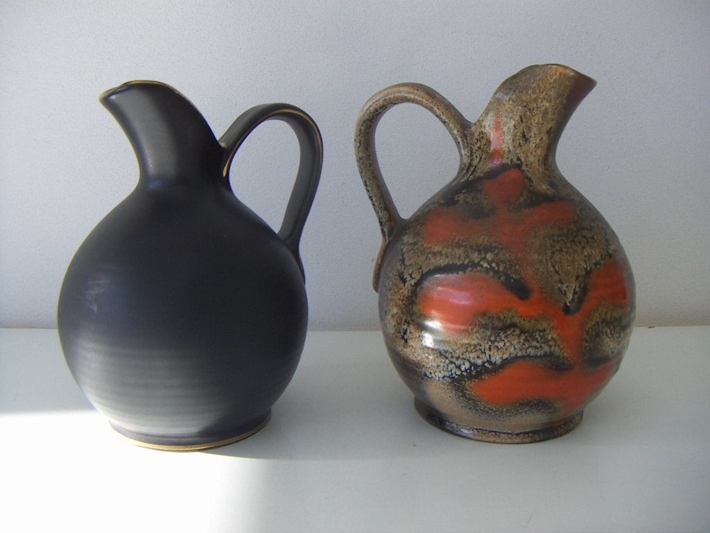 2 x Zuid Holland Gouda plateel keramiek kannen jr.1930-1935., Antiek en Kunst, Ophalen of Verzenden