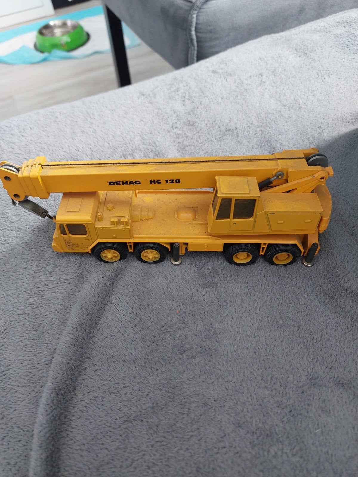 DEMAG HC 120 Kraanwagen Speelgoedmodel, Ophalen of Verzenden, Gebruikt