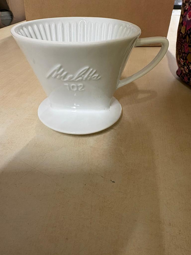Melitta koffiefilter 102, Overige typen, Ophalen of Verzenden, Zo goed als nieuw, Steen/keramiek