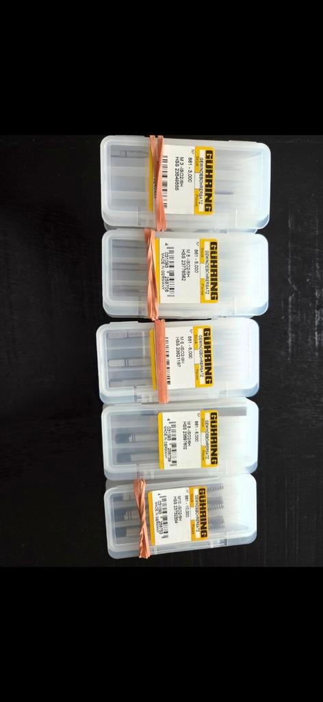 Gühring Draadtap Set HSS M3, M5, M6, M8, M10 - Nieuw, Ophalen of Verzenden, Nieuw
