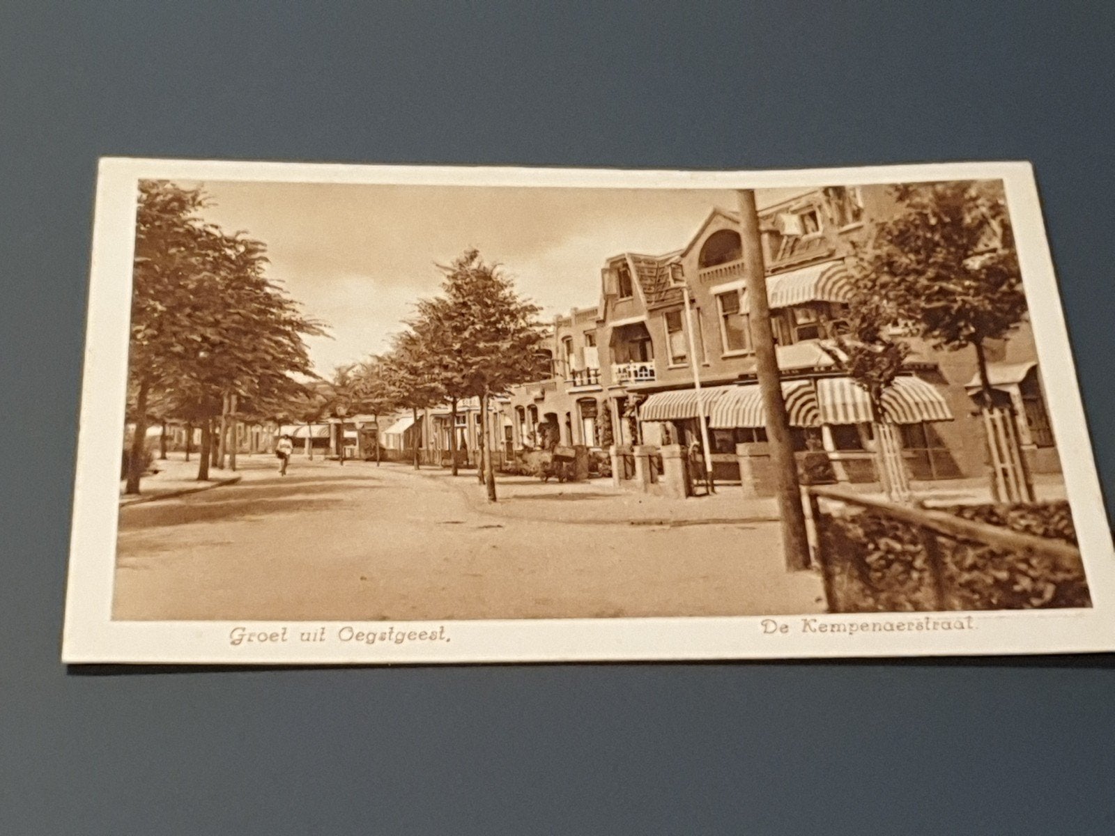 Groet uit Oegstgeest, De Kempenaerstraat (30), Ophalen of Verzenden, Voor 1920, Zuid-Holland