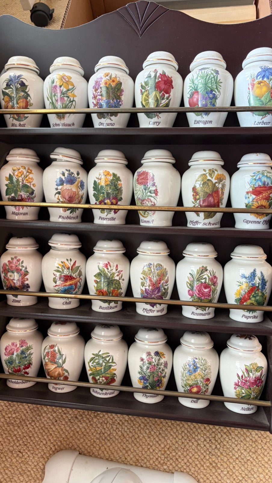 Goldina Art Collection kruidenrek complete set, Ophalen of Verzenden