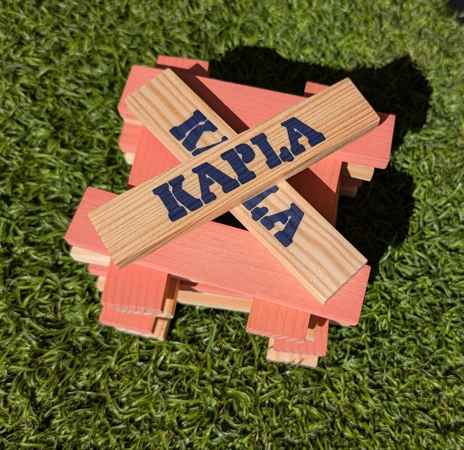 KAPLA bouwblokken set (200) + 2x 40 stuks (roze), Kinderen en Baby's, Ophalen, Zo goed als nieuw, Overige merken