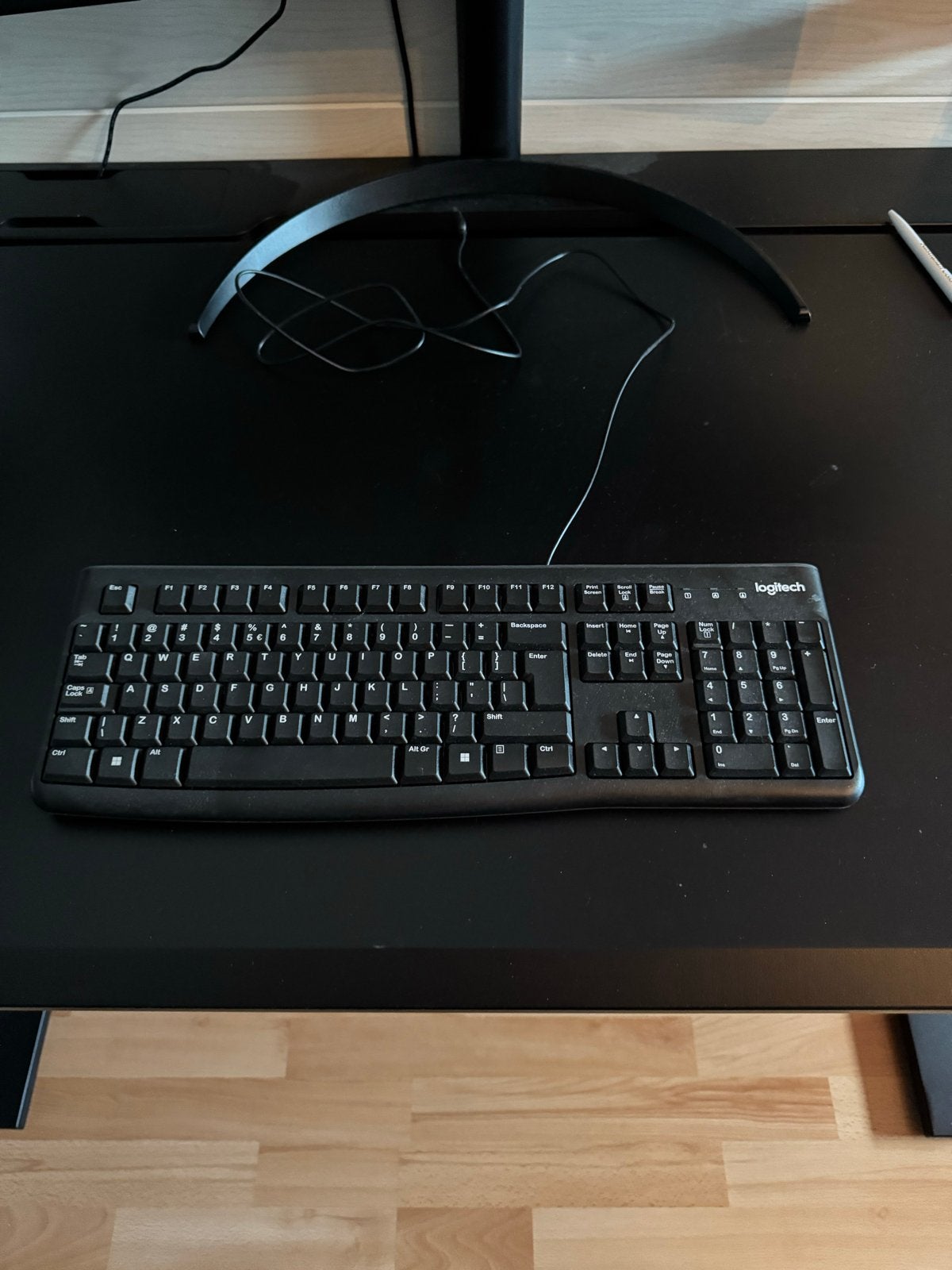 Logitech bedraad toetsenbord en muis set, Ophalen, Gebruikt, Qwerty, Numeriek gedeelte