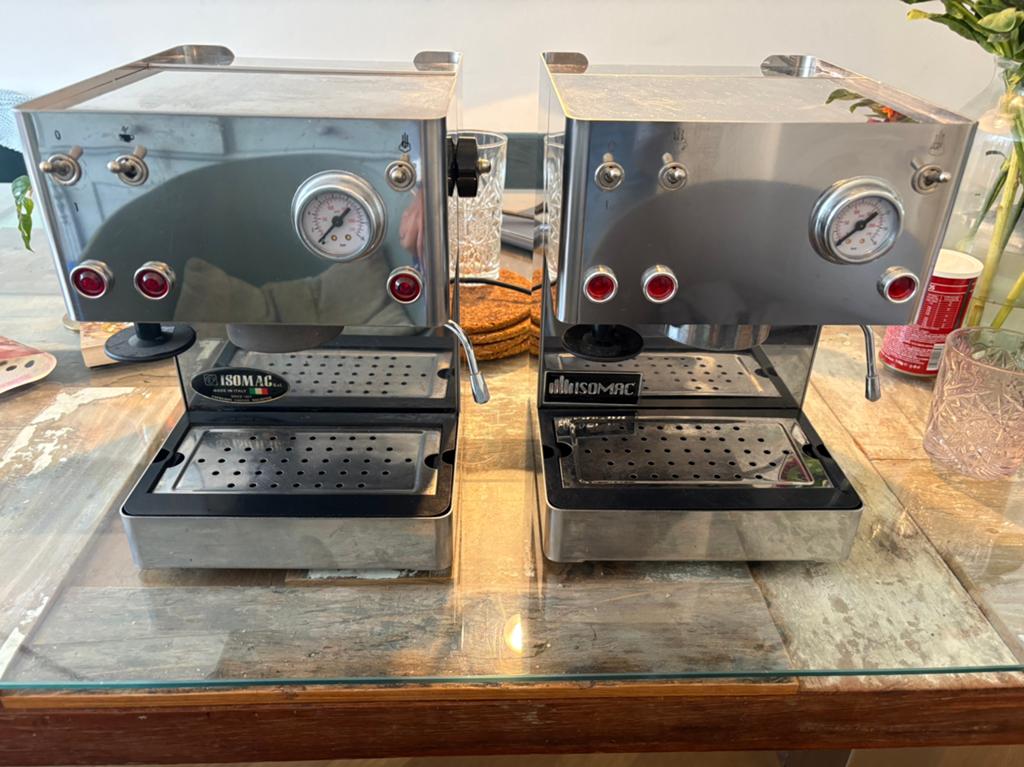 Isomac Giada espressomachine, Espresso apparaat, Refurbished, Gemalen koffie, Ophalen of Verzenden