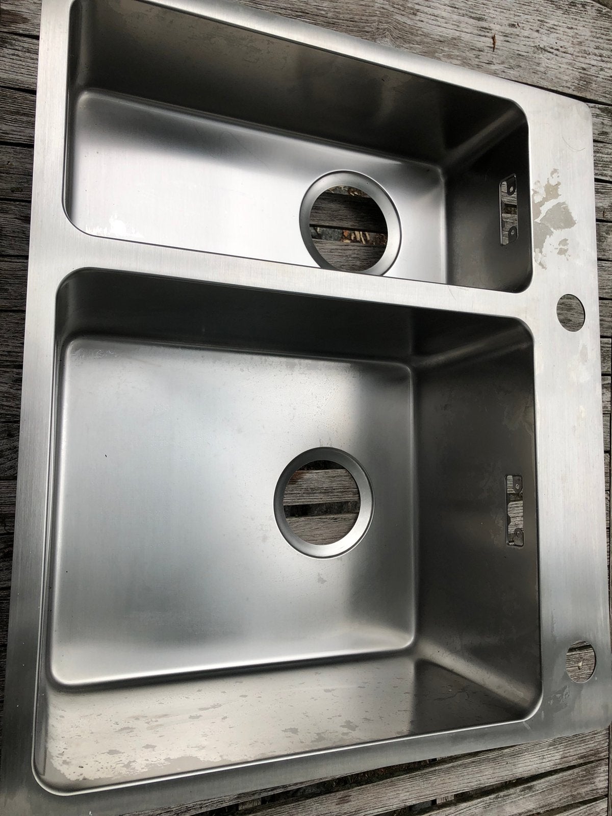 BLANCO Andano 1.5 spoelbak RVS – Compleet met sifonset!, Ophalen, Zo goed als nieuw, Rvs, Wastafel