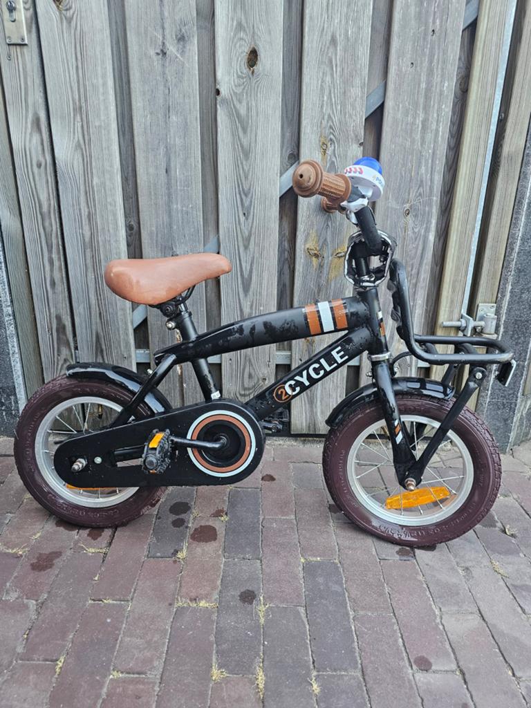 2Cycle kinderfiets 12 inch met voorrek, Ophalen