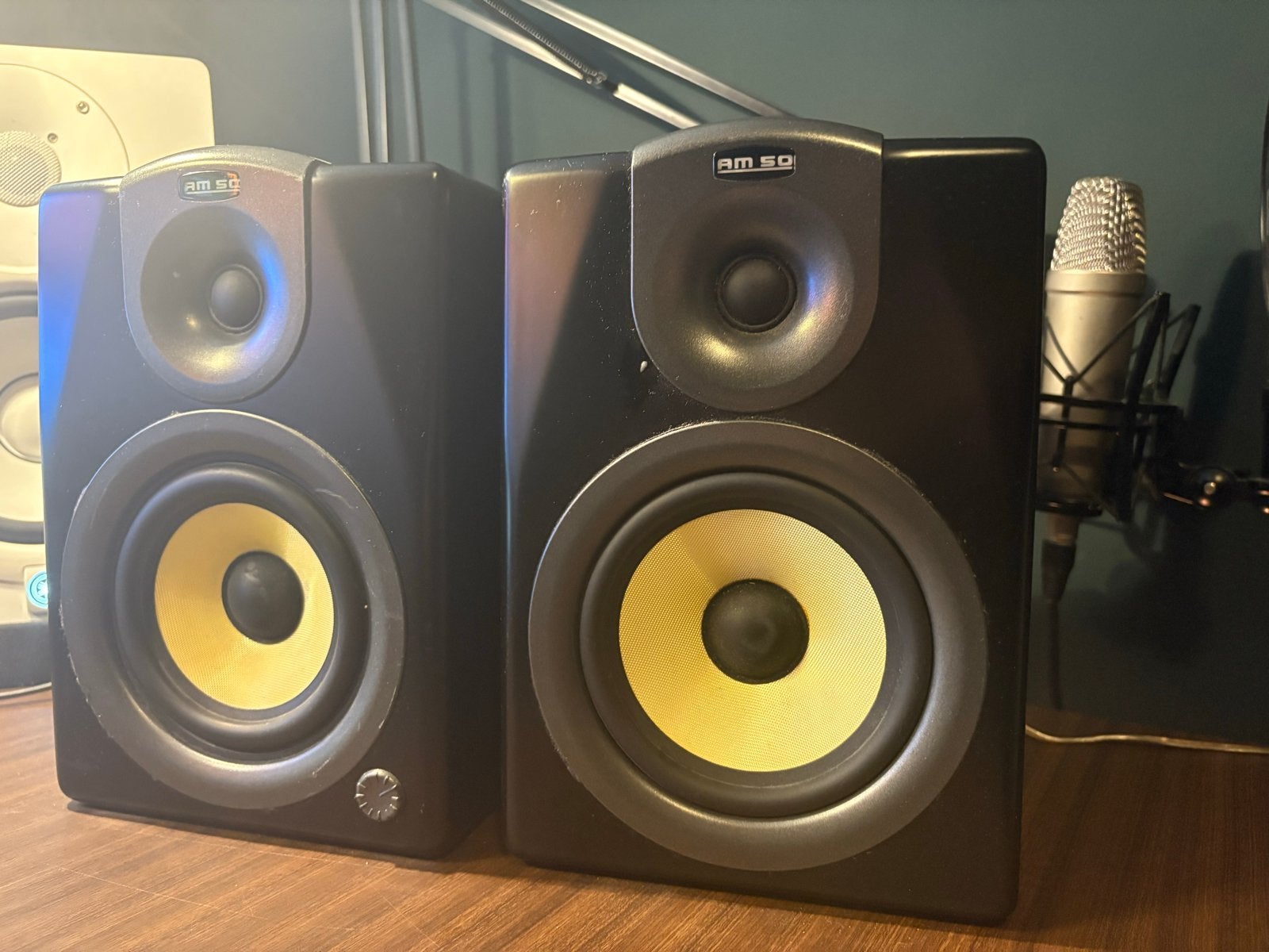 JB systems AM50 actieve studio/dj speakers, Studiomonitor, Gebruikt, AUX-ingang, Minder dan 60 watt