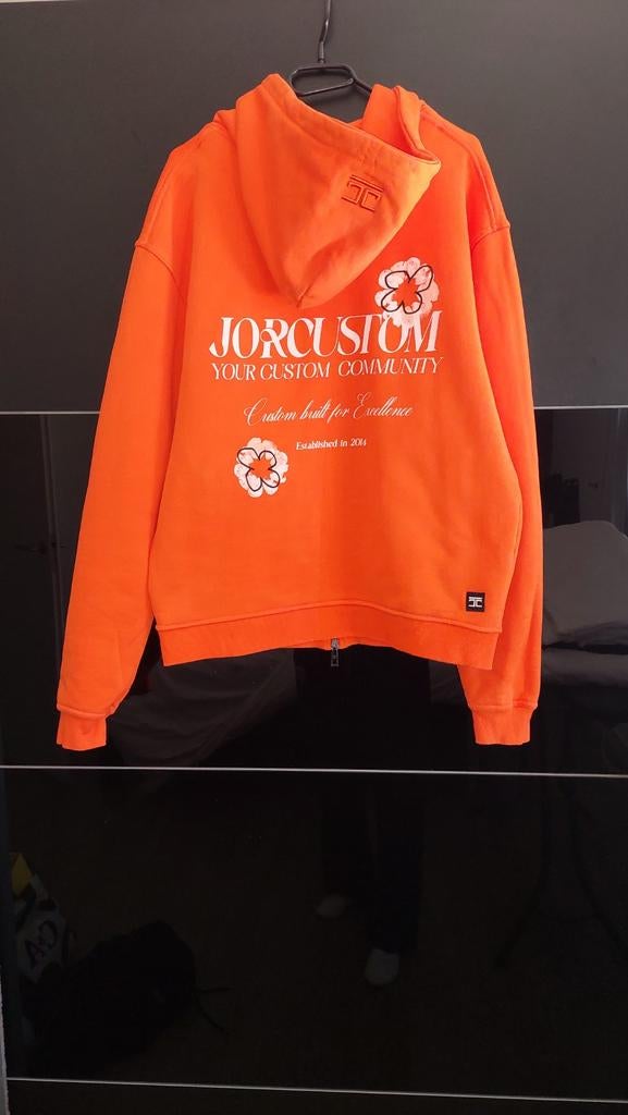 Jorcustom zipped hoody L, Ophalen of Verzenden, Zo goed als nieuw