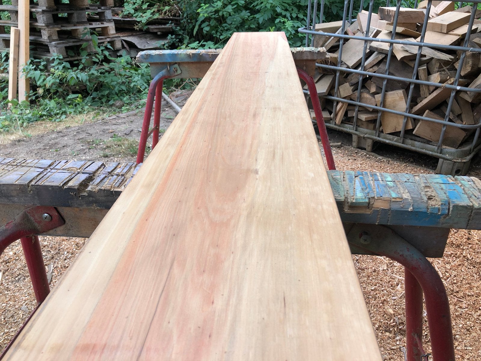 Schappen planken op maat €25, Tuin en Terras, Palen, Balken en Planken, Ophalen, Zo goed als nieuw, 250 cm of meer, Planken