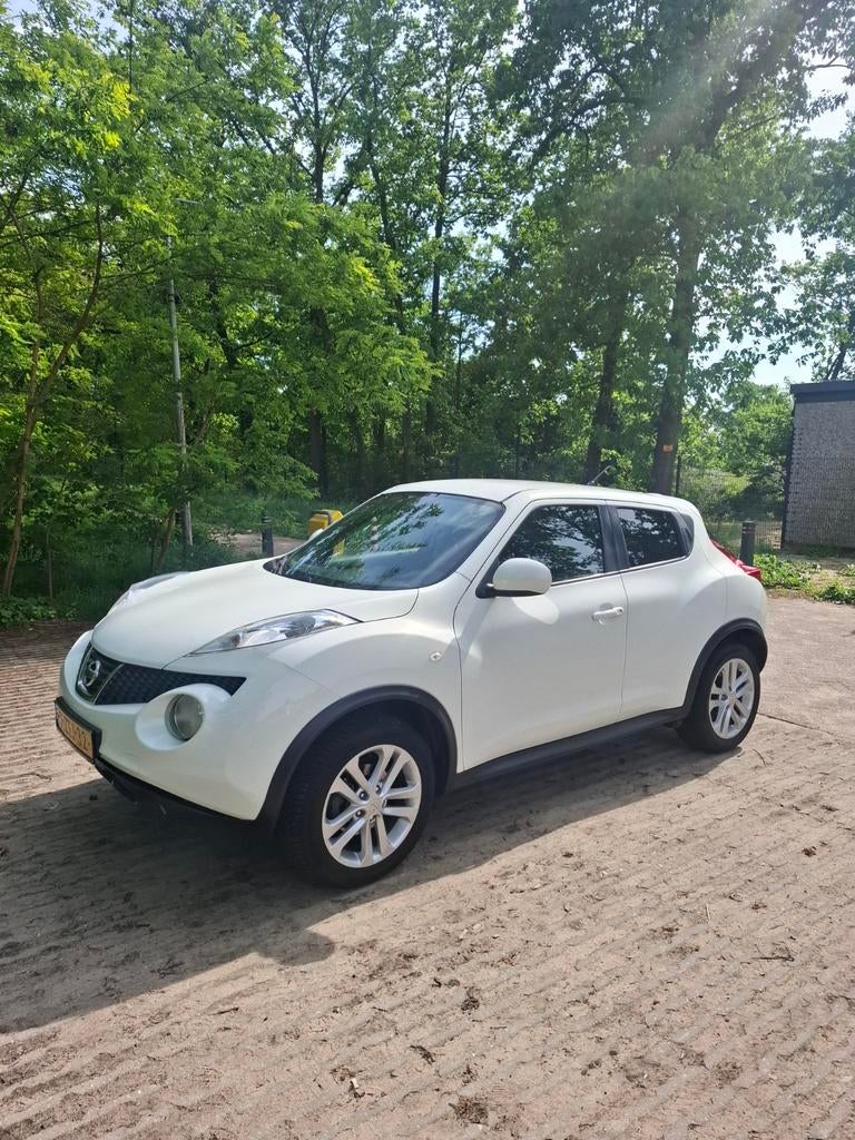 Nissan Juke 1.6 2011 Wit, Auto's, Nissan, 1250 kg, 4 cilinders, Handgeschakeld, Particulier