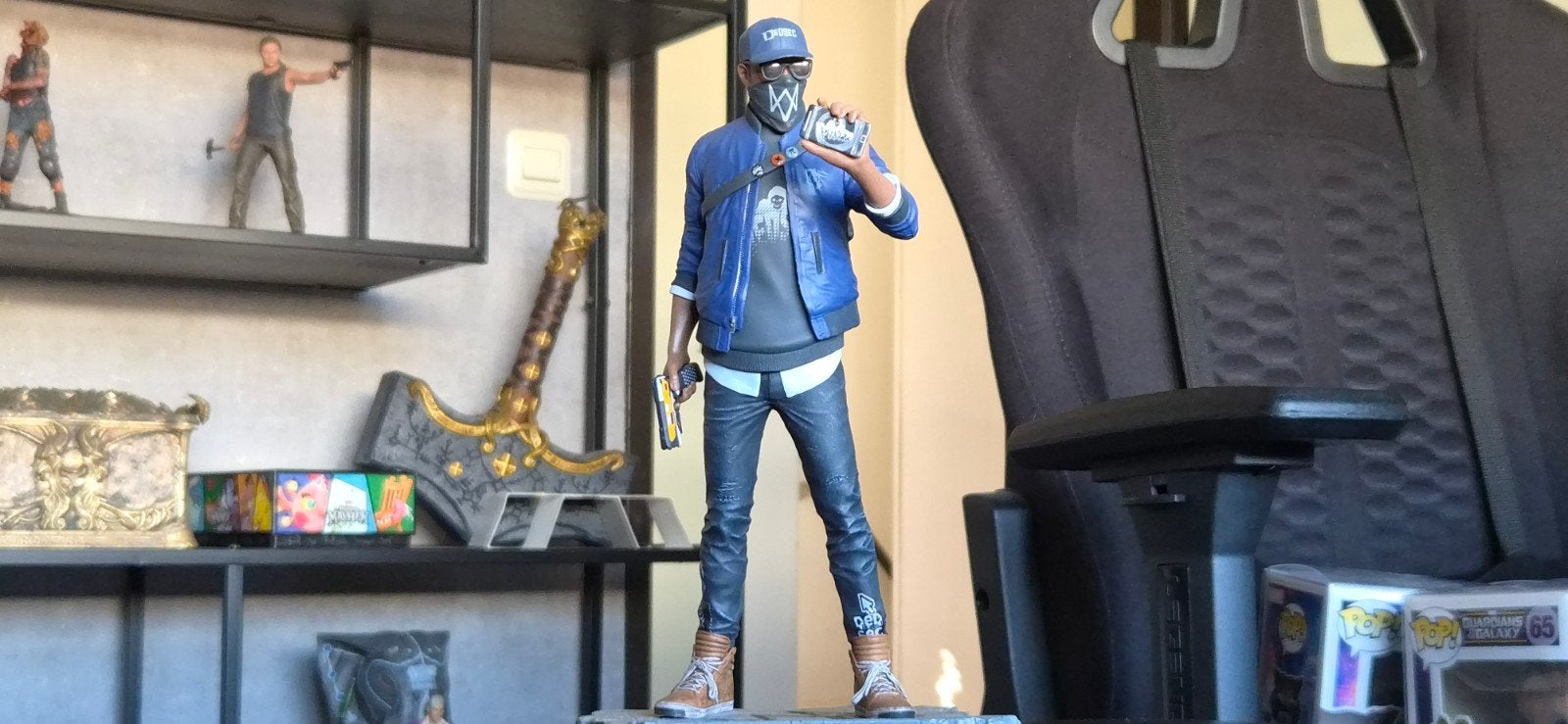 watch dogs 2 marcus statue, Ophalen of Verzenden, Zo goed als nieuw