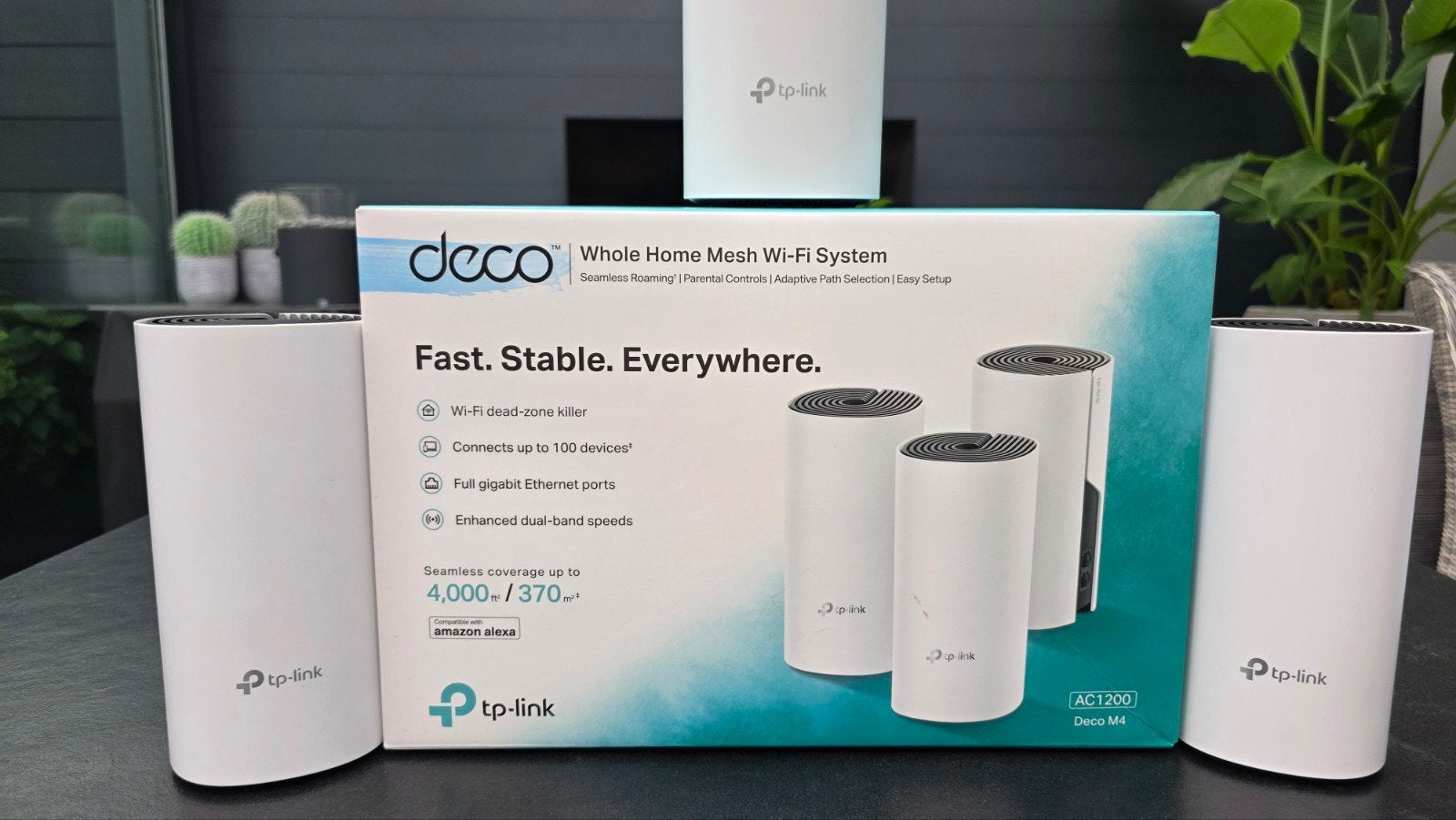 TP-Link Deco M4 AC1200 Whole Home Mesh Wi-Fi Systeem (3pack), Computers en Software, Ophalen of Verzenden, Nieuw, Router, TP-Link