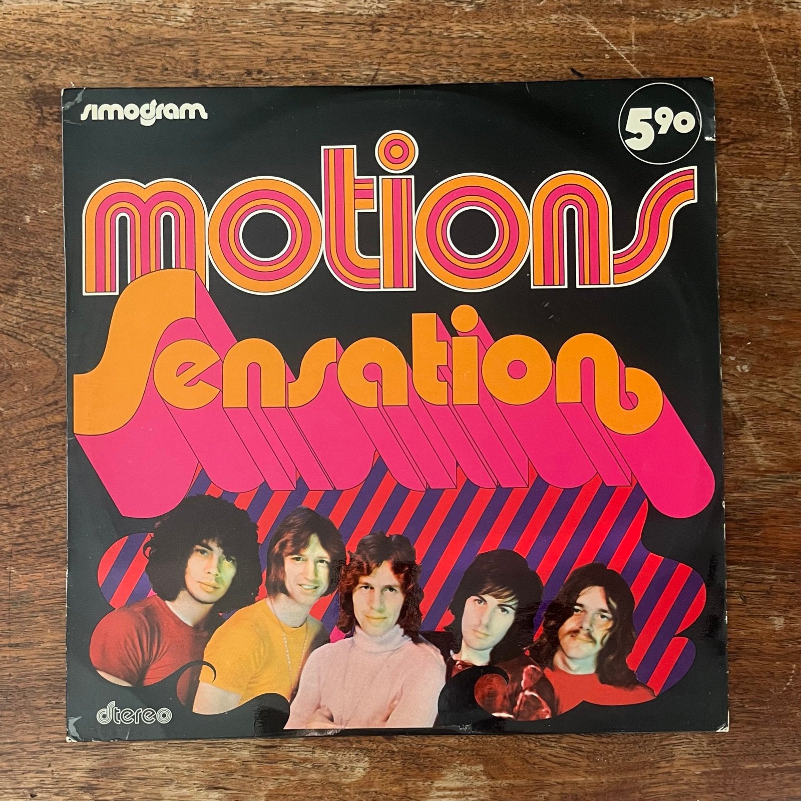 The Motions - Sensation LP (VG+) - Pop/Rock Vinyl, Cd's en Dvd's, Vinyl | Pop, LP, Gebruikt, Pop, Ophalen of Verzenden