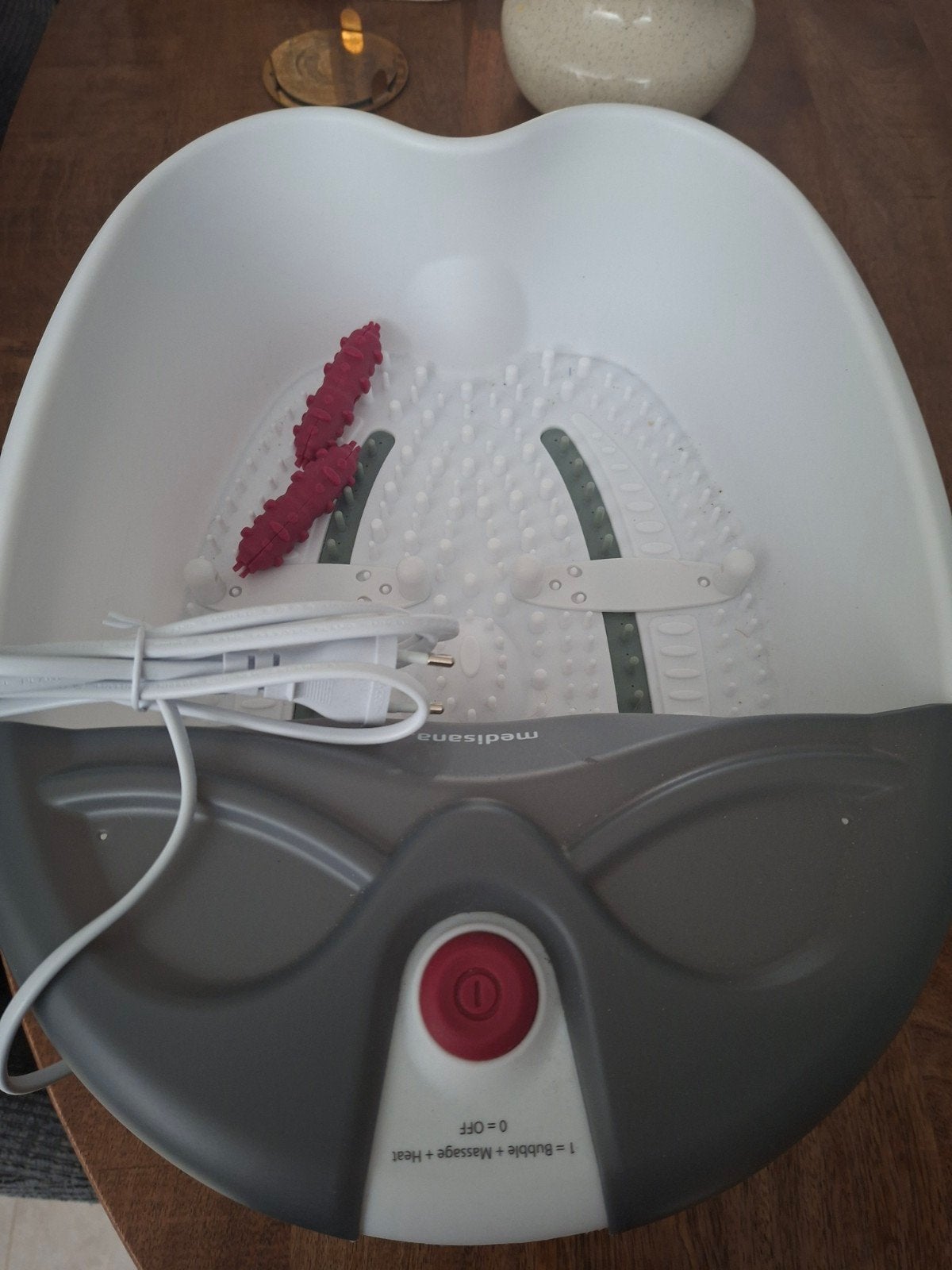 Medisana FS 300 Voetenbubbelbad - 2x gebruikt, Ophalen of Verzenden, Gebruikt, Hand- en Voetverzorging