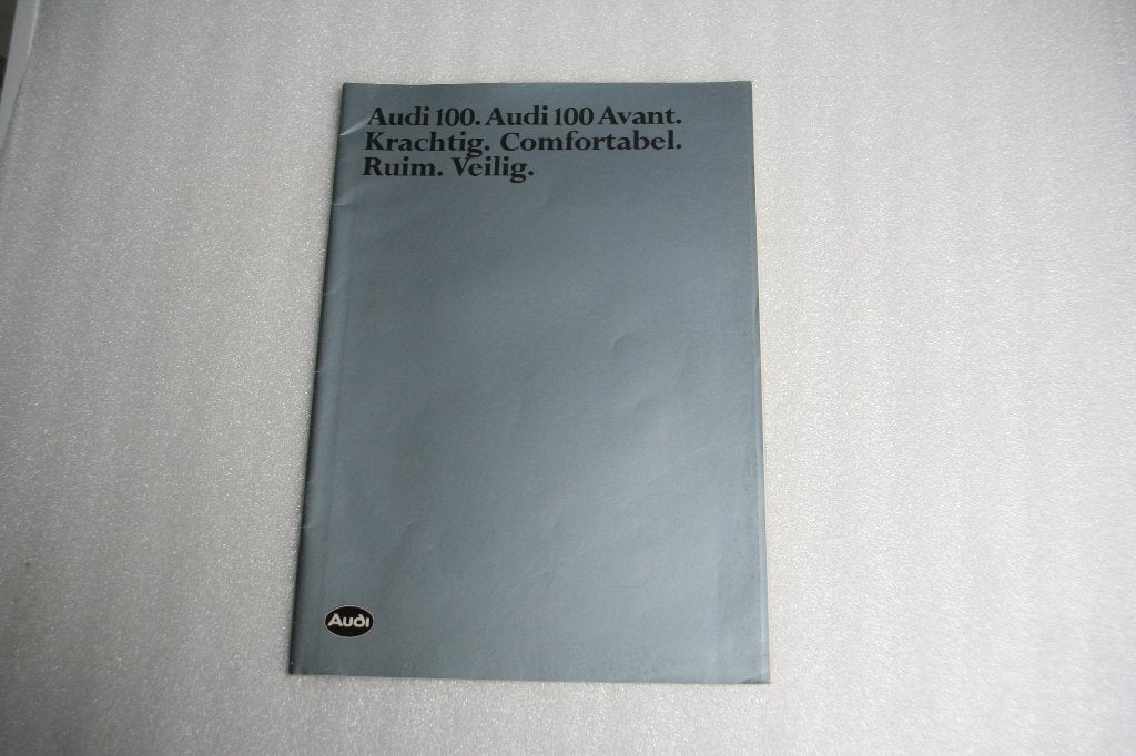 Folder Audi 100 (01-1981) (24), Ophalen of Verzenden, Zo goed als nieuw, Audi