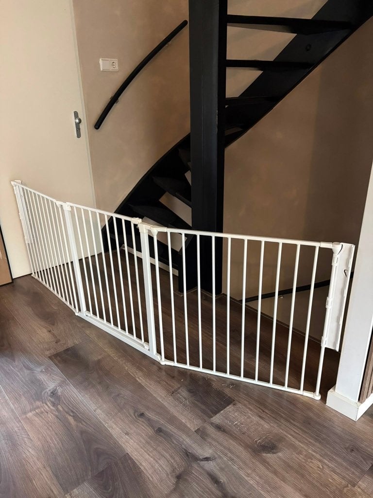 BabyDan Flex L Stair Gate, Kinderen en Baby's, Traphekjes, Ophalen, Aluminium, Zo goed als nieuw, 115 cm of meer