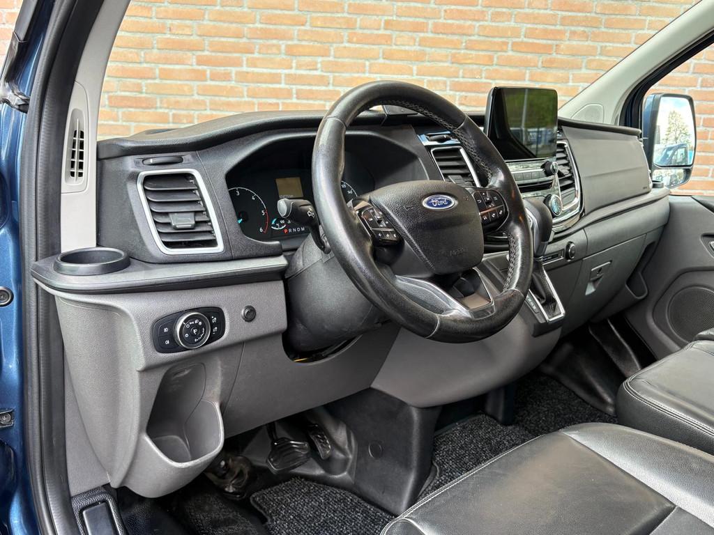 Ford Transit Custom 2.0TDCI 170PK Sport / Automaat / Carplay, Auto's, Gebruikt, 4 cilinders, Met garantie (alle), Blauw