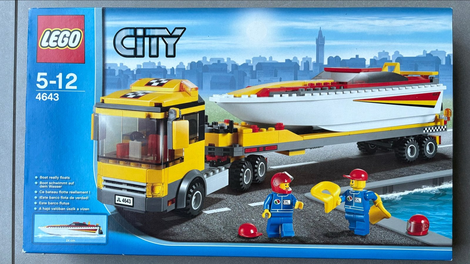 LEGO City 4643 Powerboot Transport - Nieuw in doos, Ophalen, Nieuw, Overige merken