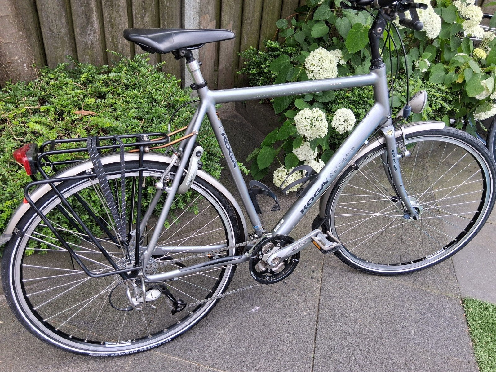 Koga Traveller 63cm vakantiefiets, Ophalen, 28 inch, Vering, Velgrem