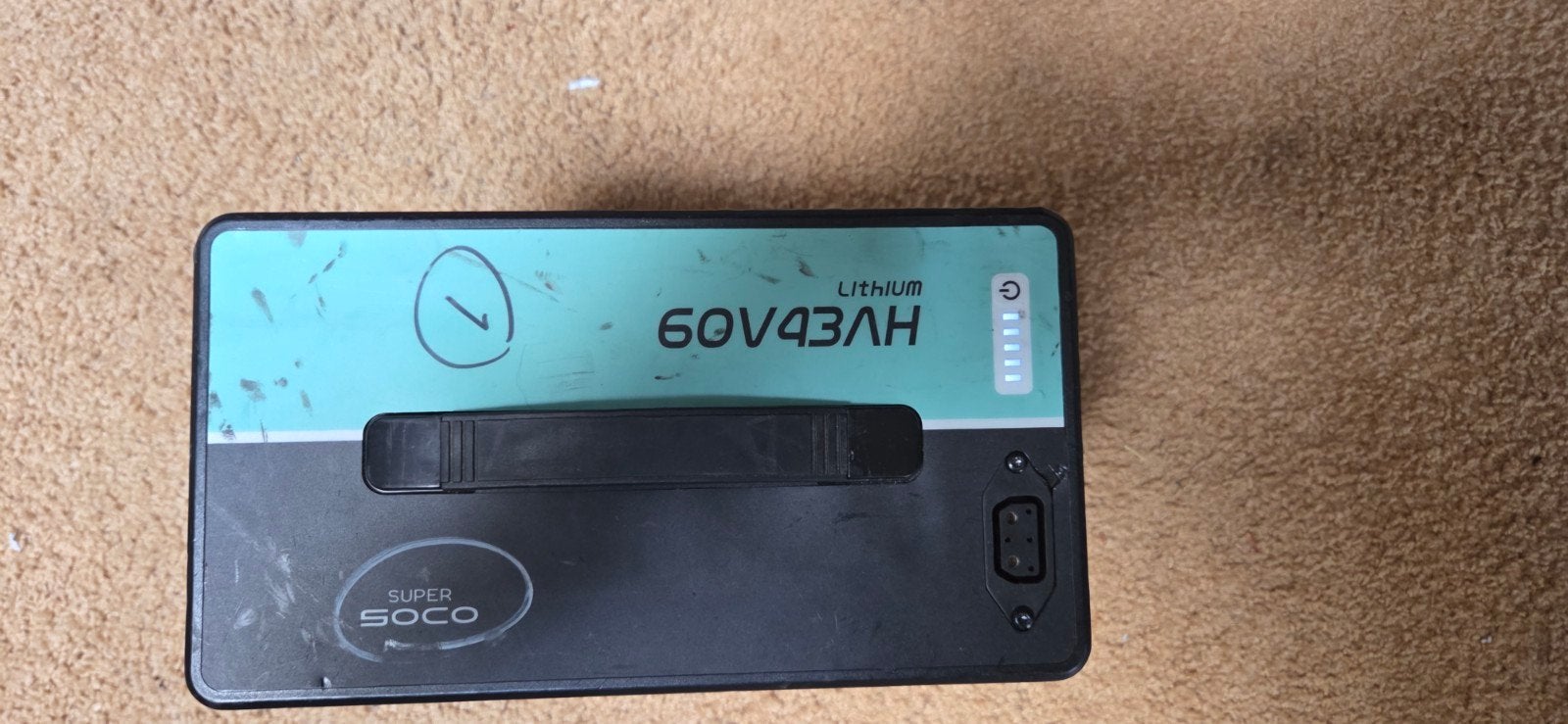 Super Soco Accu 60v 43a, Ophalen, Overige typen, Overige merken