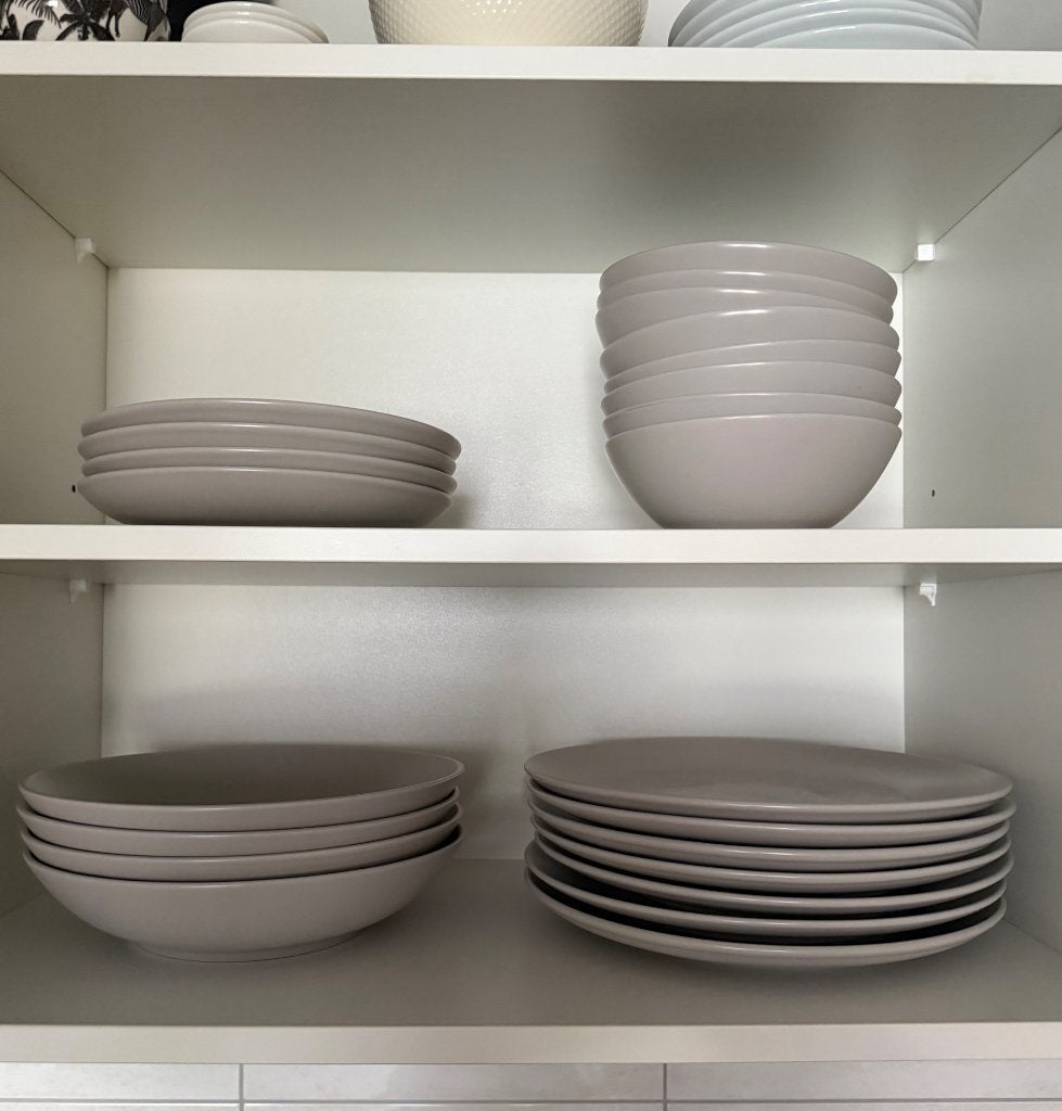 Servies Set Taupe te koop, Ophalen, Gebruikt, IKEA, Bord(en)