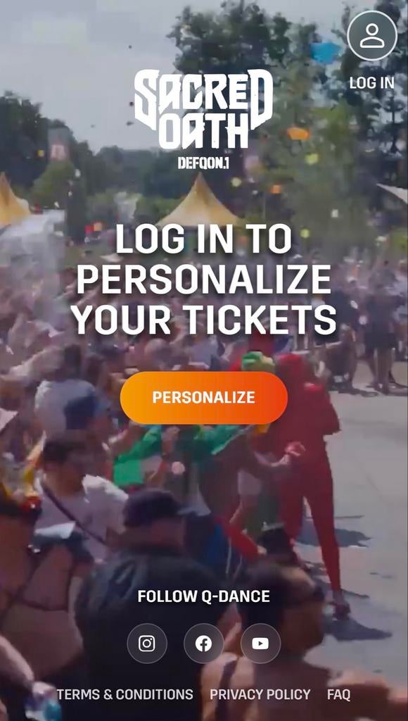 Defqon 1 weekend kaarten 5x, Twee personen, Juni