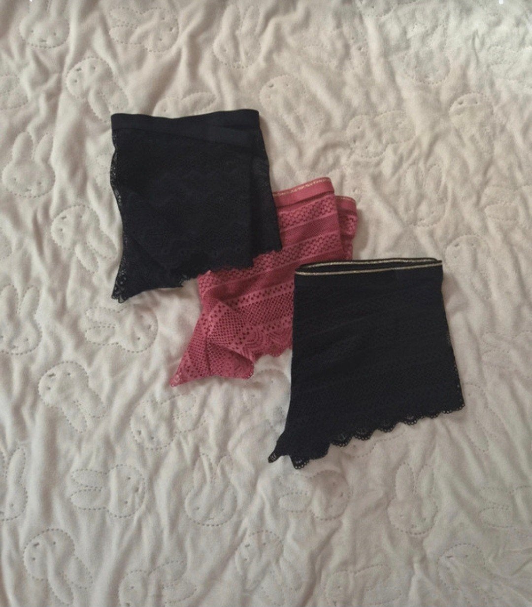 3x Kanten onderbroeken maat XS Hema, HEMA, Ophalen of Verzenden, Zwart, Slip