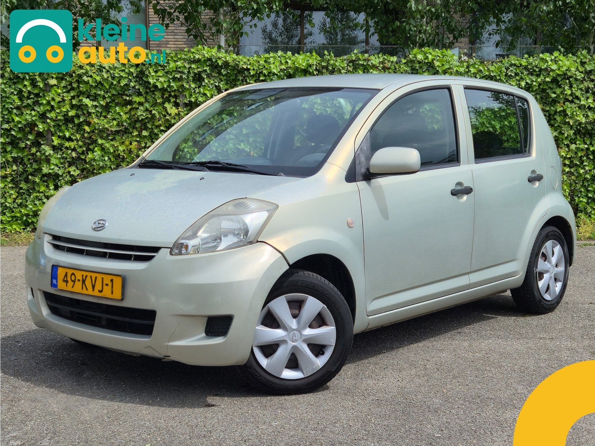 Daihatsu Sirion 2 1.0-12V Premium | Airco | NIEUWE APK, Auto's, Stof, Gebruikt, Beige, Bedrijf