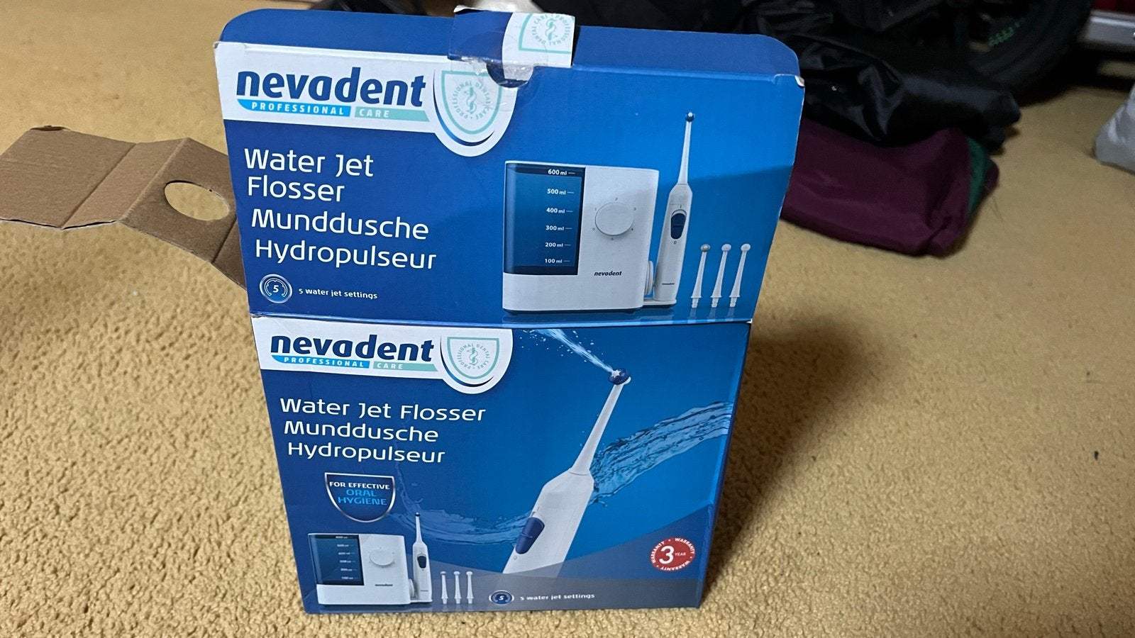 Nevadent Water Jet Flosser Monddouche Hydropulseur, Witgoed en Apparatuur, Ophalen of Verzenden, Zo goed als nieuw, Mondverzorging
