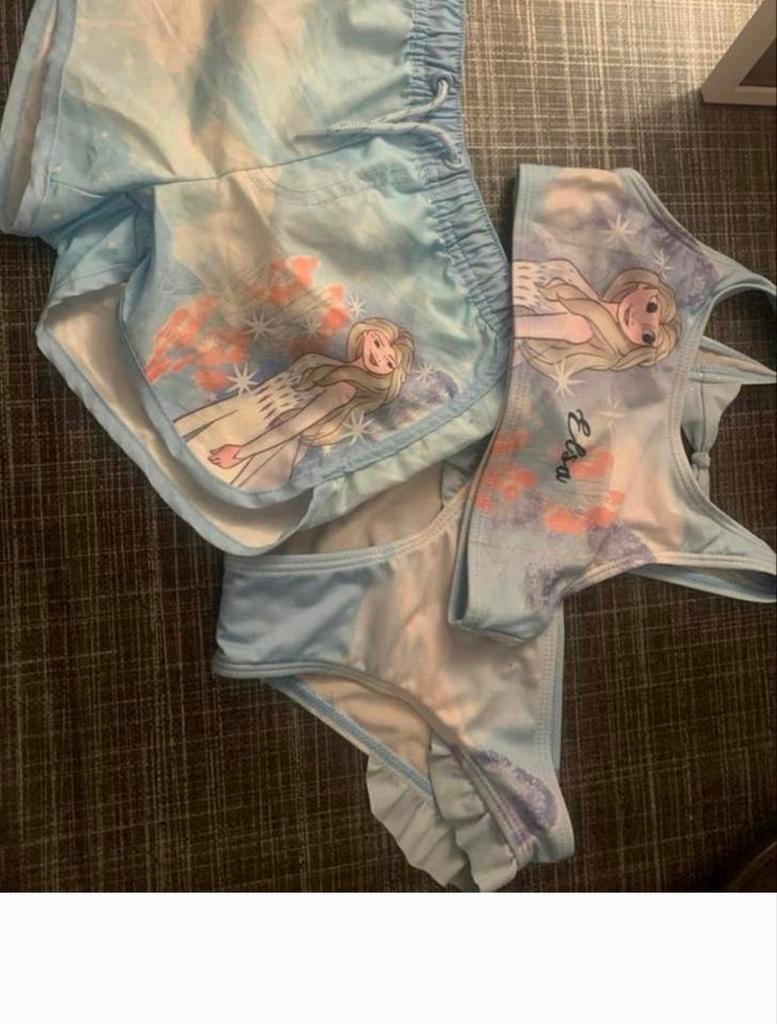 Nieuw Frozen Elsa zwemsetje (zwembroek en topje), Ophalen of Verzenden, Nieuw, Meisje, Sport- of Zwemkleding