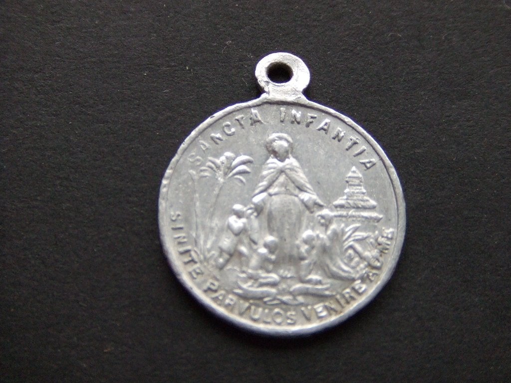 Katholieke Sancta Infantia (Heilige Kindertijd), Ophalen of Verzenden, Gebruikt, Kaart of Prent