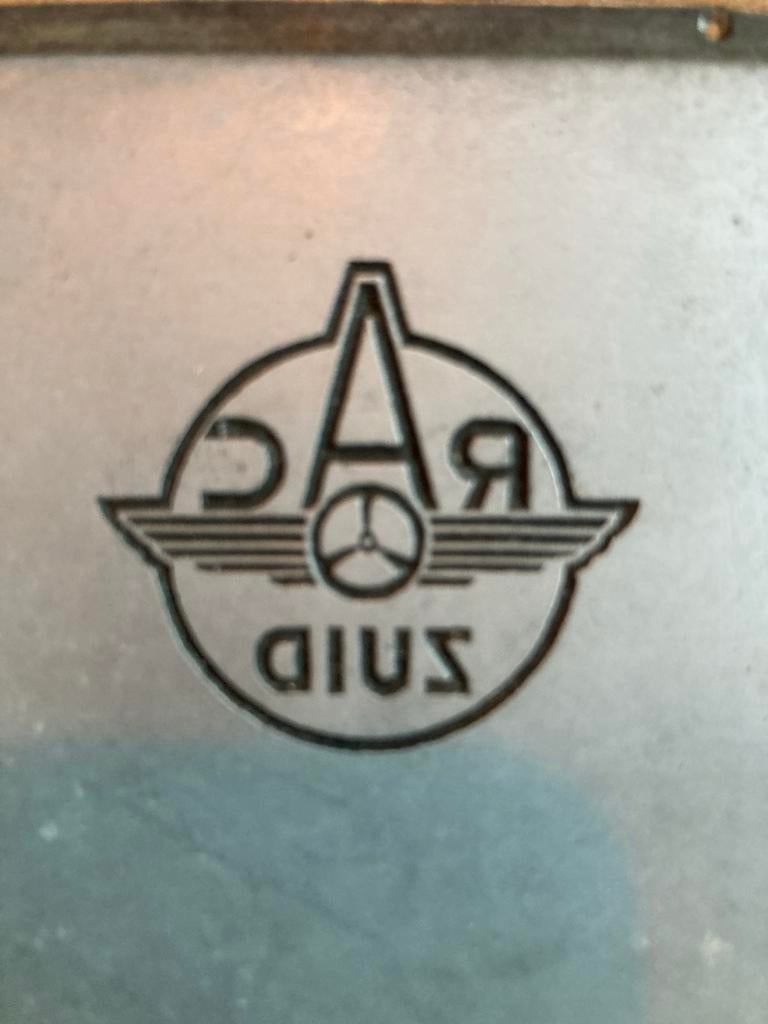 Zink cliches RAC Auto Club Drukplaten - Vintage Collectie, Ophalen, Gebruikt